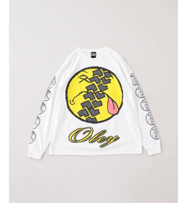 JOINT WORKS「OBEY / オベイ SMILE TIRE VINTAGE OVERSIZE TEES」|Tシャツ・カットソー|ホワイト