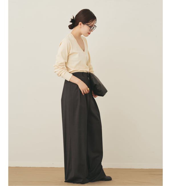 Plage「Vneck ロンT」|Tシャツ・カットソー|