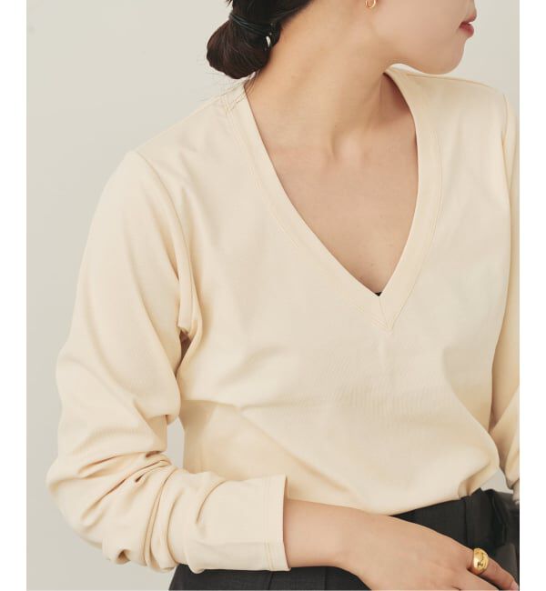 Plage「Vneck ロンT」|Tシャツ・カットソー|