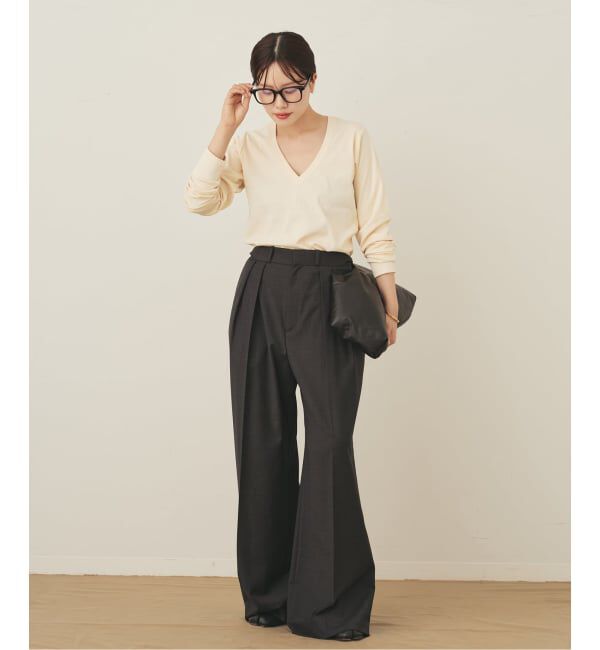 Plage「Vneck ロンT」|Tシャツ・カットソー|