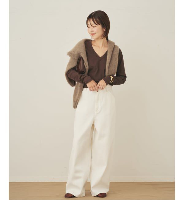 Plage「Vneck ロンT」|Tシャツ・カットソー|