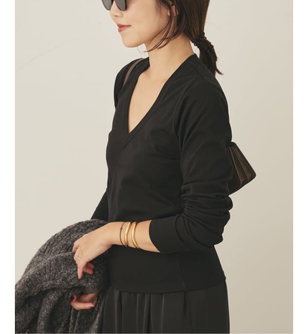 Plage「Vneck ロンT」|Tシャツ・カットソー|