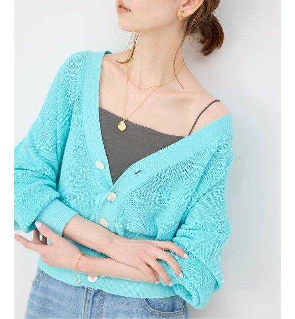 SLOBE IENA「カップ付きフライスキャミソール」|インナー|