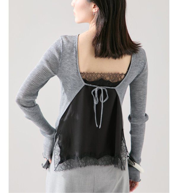 VERMEIL par iena「Seamless Basic シームレスベーシック Woolen カーディガン SB1150」|Tシャツ・カットソー|グレーB