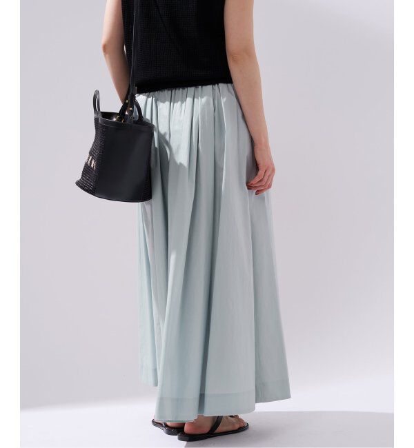 IENA「《WEB限定/追加3》タイプライター ボリュームスカート」|スカート|