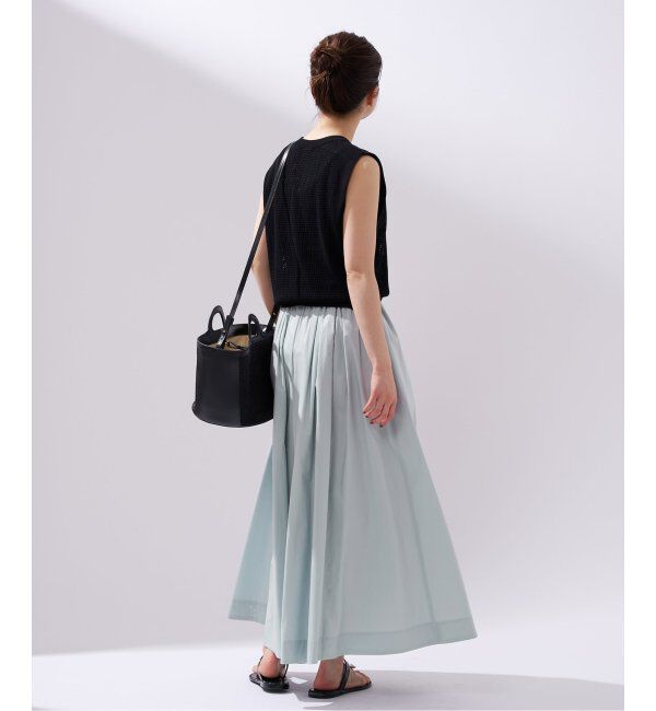 IENA「《WEB限定/追加3》タイプライター ボリュームスカート」|スカート|