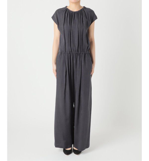 IENA「《追加》キュプラギャザーネックオールインワン」|オールインワン|