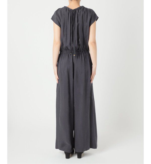 IENA「《追加》キュプラギャザーネックオールインワン」|オールインワン|