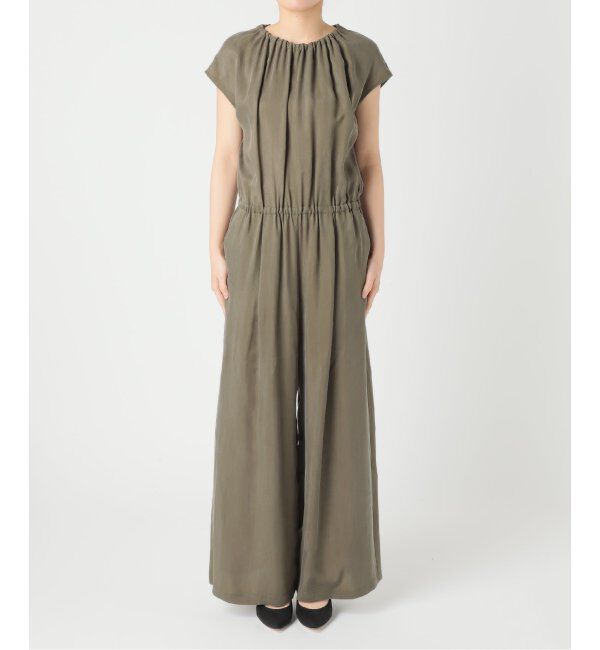 IENA「《追加》キュプラギャザーネックオールインワン」|オールインワン|