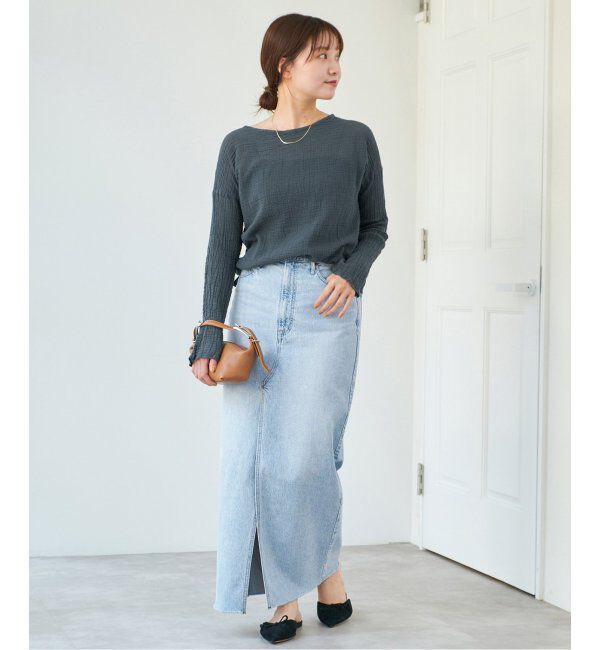 IENA「LES ATELIERS FRANCAIS DE CONFECTION ロングスリーブトップス」|シャツ・ブラウス|