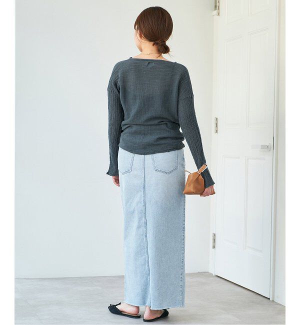 IENA「LES ATELIERS FRANCAIS DE CONFECTION ロングスリーブトップス」|シャツ・ブラウス|