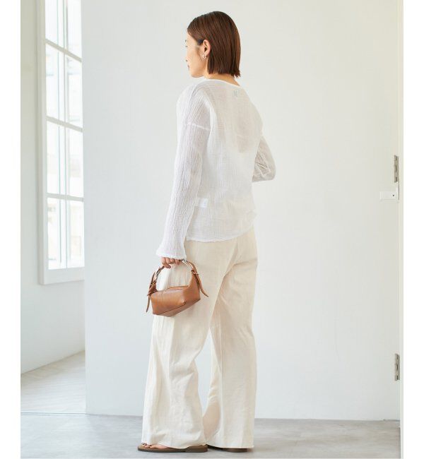 IENA「LES ATELIERS FRANCAIS DE CONFECTION ロングスリーブトップス」|シャツ・ブラウス|