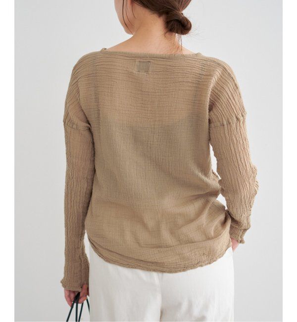 IENA「LES ATELIERS FRANCAIS DE CONFECTION ロングスリーブトップス」|シャツ・ブラウス|