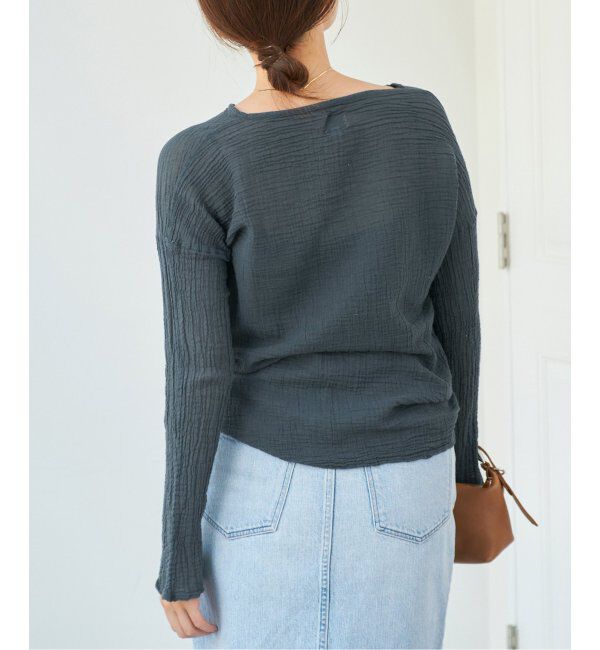 IENA「LES ATELIERS FRANCAIS DE CONFECTION ロングスリーブトップス」|シャツ・ブラウス|