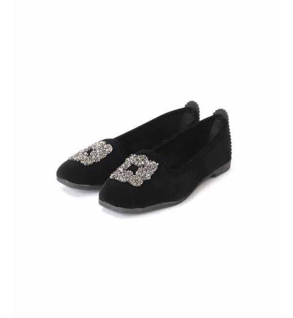 IENA「《WEB限定/追加》MALUS/マリュス VELVET BIJOU SHOES」|その他|