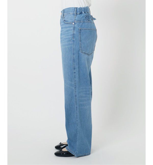 IENA「upper hights/アッパーハイツ 別注 THE LAZY OLIVIA ワイドストレートデニム」|デニム|