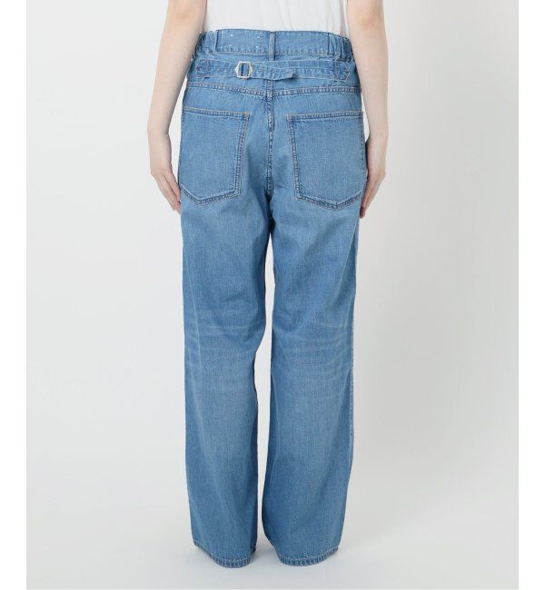 IENA「upper hights/アッパーハイツ 別注 THE LAZY OLIVIA ワイドストレートデニム」|デニム|