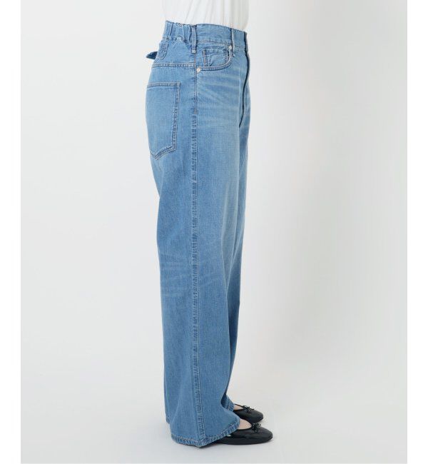 IENA「upper hights/アッパーハイツ 別注 THE LAZY OLIVIA ワイドストレートデニム」|デニム|