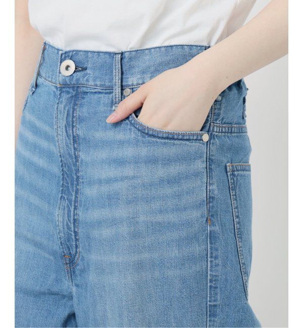 IENA「upper hights/アッパーハイツ 別注 THE LAZY OLIVIA ワイドストレートデニム」|デニム|