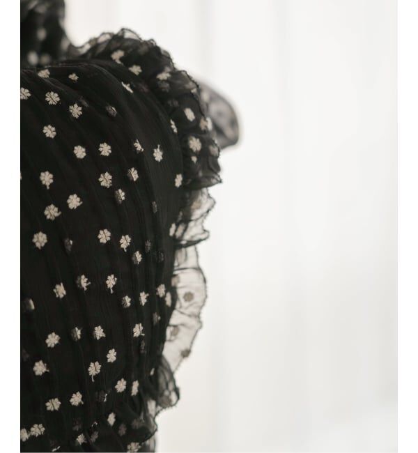 IENA「《WEB限定/追加2》楊柳フリルピンタックブラウス」|シャツ・ブラウス|