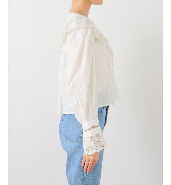 IENA LA BOUCLE「ULLA JOHNSON/ウラ ジョンソン esther long sleeve ブラウス PF250242」|シャツ・ブラウス|