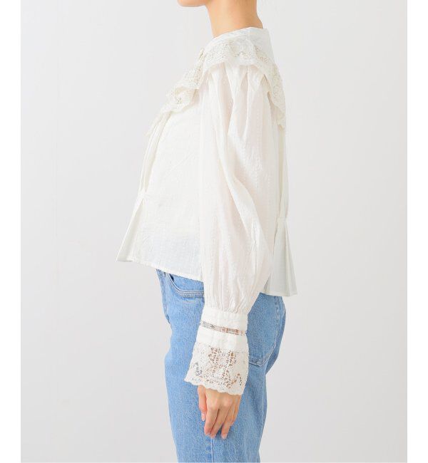 IENA LA BOUCLE「ULLA JOHNSON/ウラ ジョンソン esther long sleeve ブラウス PF250242」|シャツ・ブラウス|