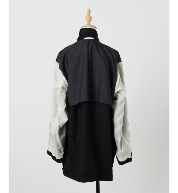 IENA「COUTURE D&rsquo;ADAM/クチュールドアダム BIG JK ストライプ」|テーラードジャケット|