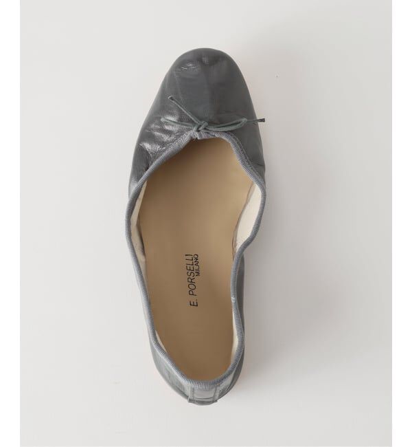 IENA「PORSELLI/ポルセリ 別注 SOLID BALLET バレエシューズ」|バレエシューズ|