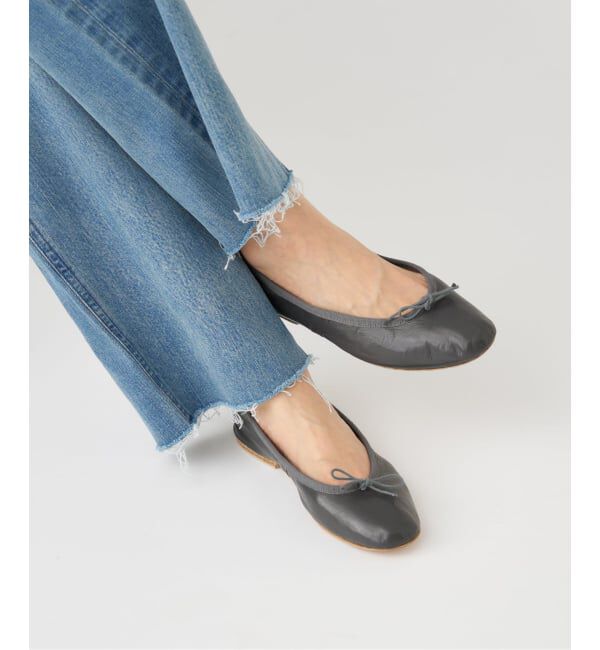 IENA「PORSELLI/ポルセリ 別注 SOLID BALLET バレエシューズ」|バレエシューズ|