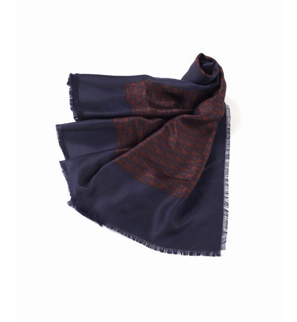 VERMEIL par iena「CITRUS シトラス V motif Silk Scarf C25264」|バンダナ・スカーフ|