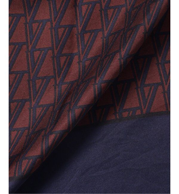 VERMEIL par iena「CITRUS シトラス V motif Silk Scarf C25264」|バンダナ・スカーフ|