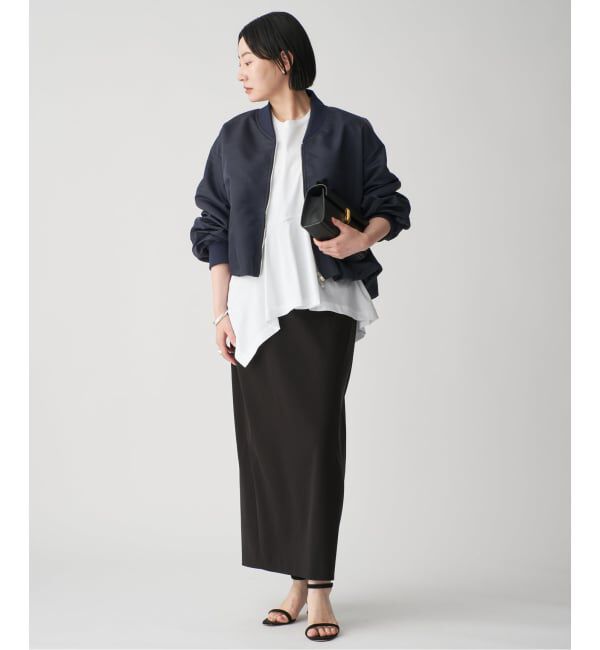 VERMEIL par iena「Room no.8 ルームエイト SMOOTH CO DRAPE TOPS SR8S-014」|Tシャツ・カットソー|