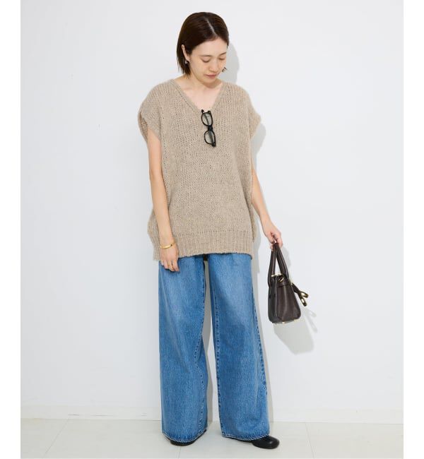 SLOBE IENA「《追加》TRICOTS JEAN MARC/トリコットジーンマルク VNベスト VARTOUI」|ニット・セーター|