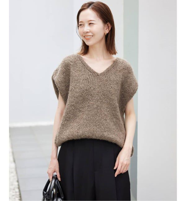SLOBE IENA「《追加》TRICOTS JEAN MARC/トリコットジーンマルク VNベスト VARTOUI」|ニット・セーター|