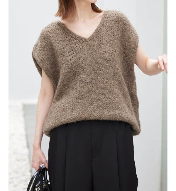 SLOBE IENA「《追加》TRICOTS JEAN MARC/トリコットジーンマルク VNベスト VARTOUI」|ニット・セーター|