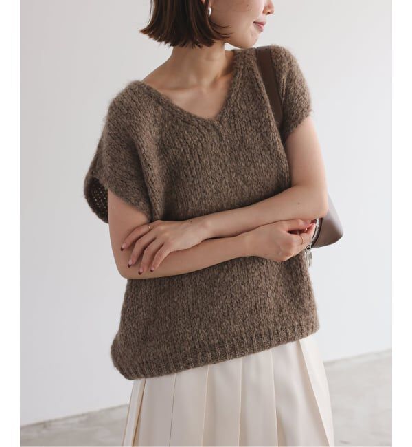 SLOBE IENA「《追加》TRICOTS JEAN MARC/トリコットジーンマルク VNベスト VARTOUI」|ニット・セーター|