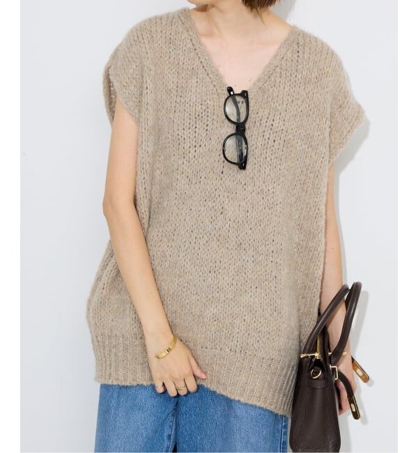 SLOBE IENA「《追加》TRICOTS JEAN MARC/トリコットジーンマルク VNベスト VARTOUI」|ニット・セーター|