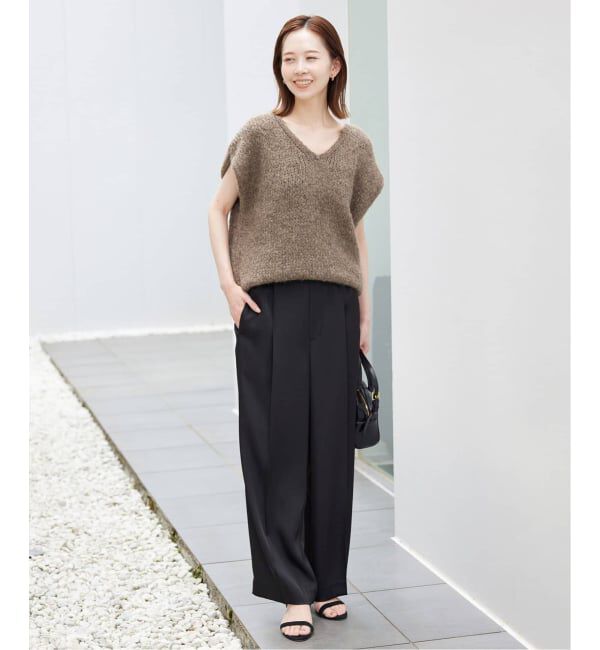 SLOBE IENA「《追加》TRICOTS JEAN MARC/トリコットジーンマルク VNベスト VARTOUI」|ニット・セーター|