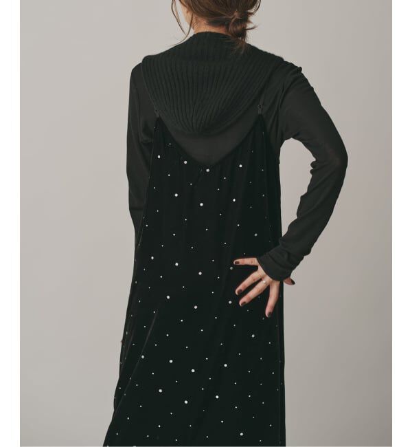 IENA「COUTURE D&rsquo;ADAM/クチュールドアダム Glitter Dress ベロアワンピース 261」|ワンピース|