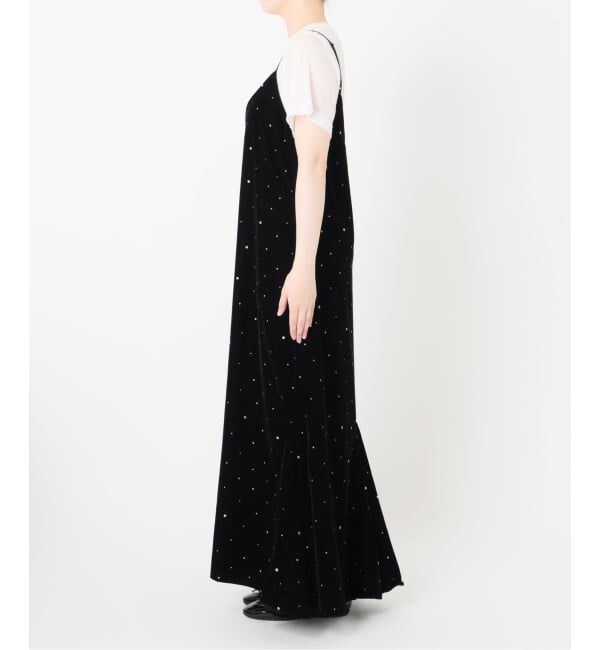 IENA「COUTURE D&rsquo;ADAM/クチュールドアダム Glitter Dress ベロアワンピース 261」|ワンピース|