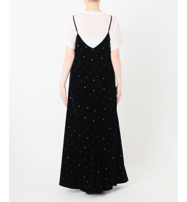 IENA「COUTURE D&rsquo;ADAM/クチュールドアダム Glitter Dress ベロアワンピース 261」|ワンピース|