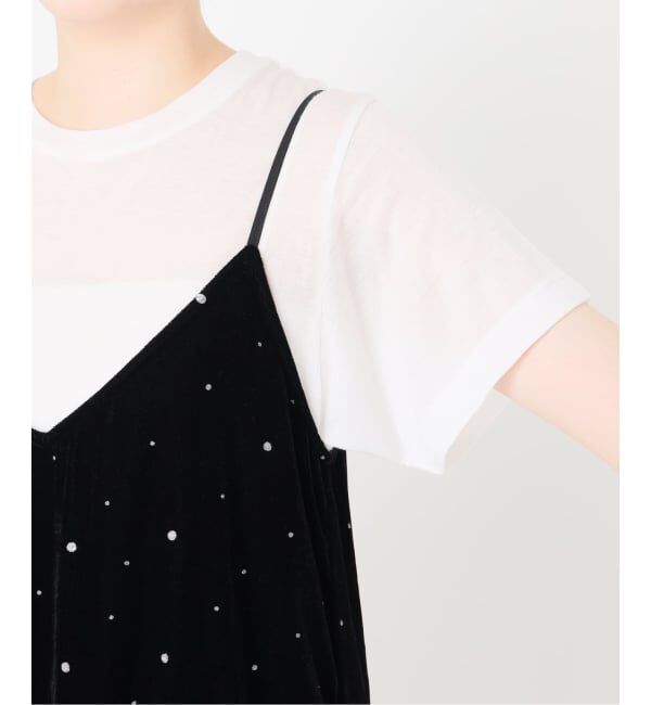 IENA「COUTURE D&rsquo;ADAM/クチュールドアダム Glitter Dress ベロアワンピース 261」|ワンピース|