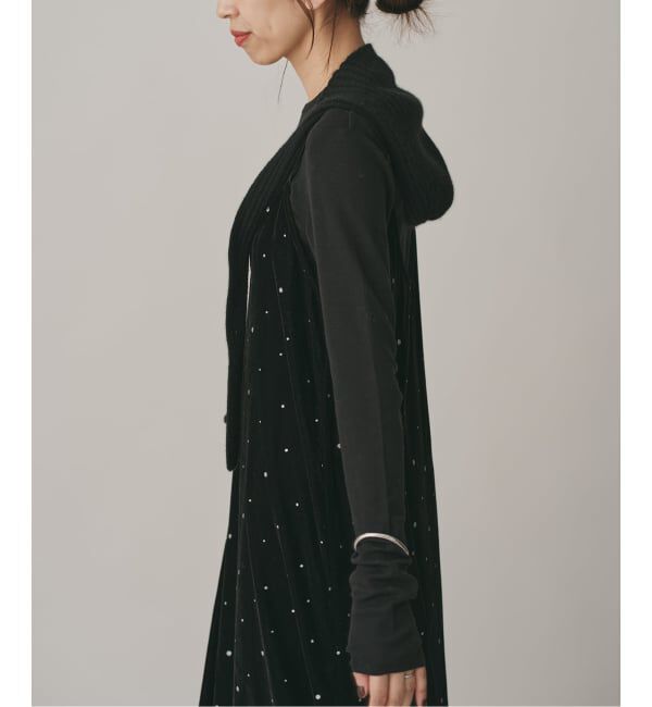 IENA「COUTURE D&rsquo;ADAM/クチュールドアダム Glitter Dress ベロアワンピース 261」|ワンピース|