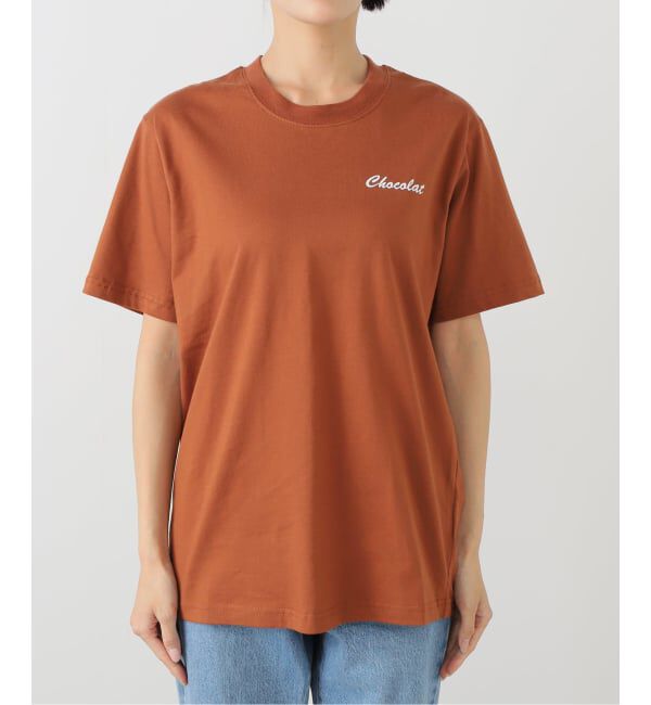 IENA「GIFT SHOP/ギフトショップ Chocolate T-shirt Tシャツ FOLDERO」|Tシャツ・カットソー|