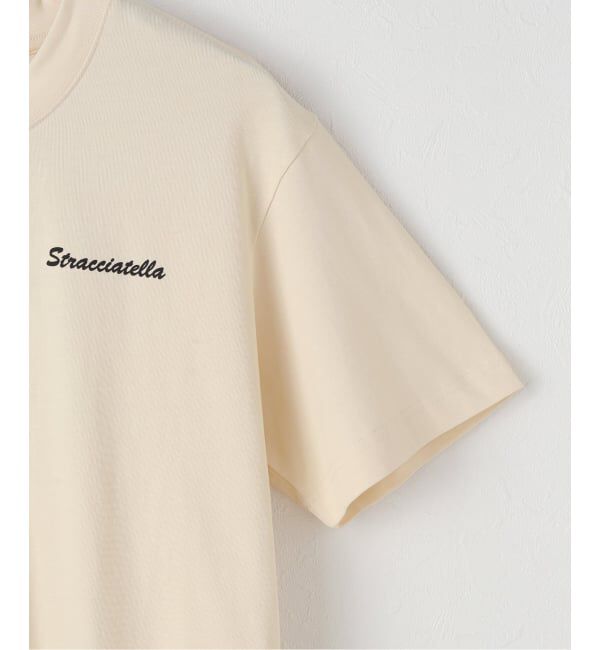 IENA「GIFT SHOP/ギフトショップ Stracciatella T-shirt Tシャツ FOLDERO」|Tシャツ・カットソー|