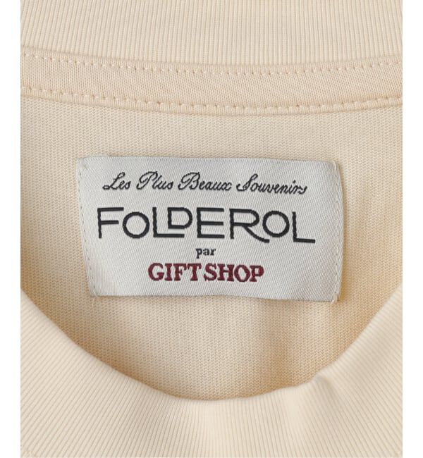 IENA「GIFT SHOP/ギフトショップ Stracciatella T-shirt Tシャツ FOLDERO」|Tシャツ・カットソー|