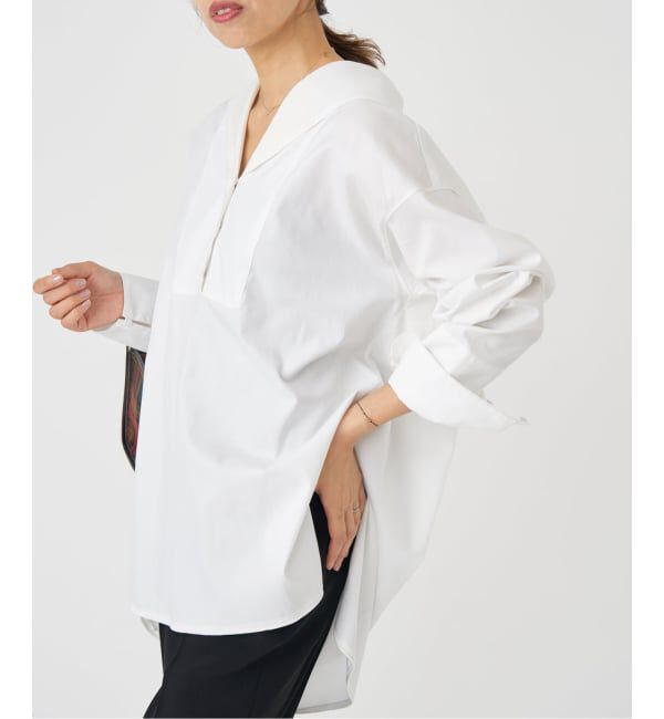 IENA「セイラーカラードレスシャツ」|シャツ・ブラウス|