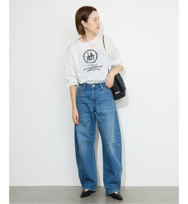 SLOBE IENA「La Hutte/ラ ユット SLOBE別注 ロンTEE」|Tシャツ・カットソー|