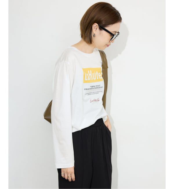 SLOBE IENA「La Hutte/ラ ユット SLOBE別注 ロンTEE」|Tシャツ・カットソー|