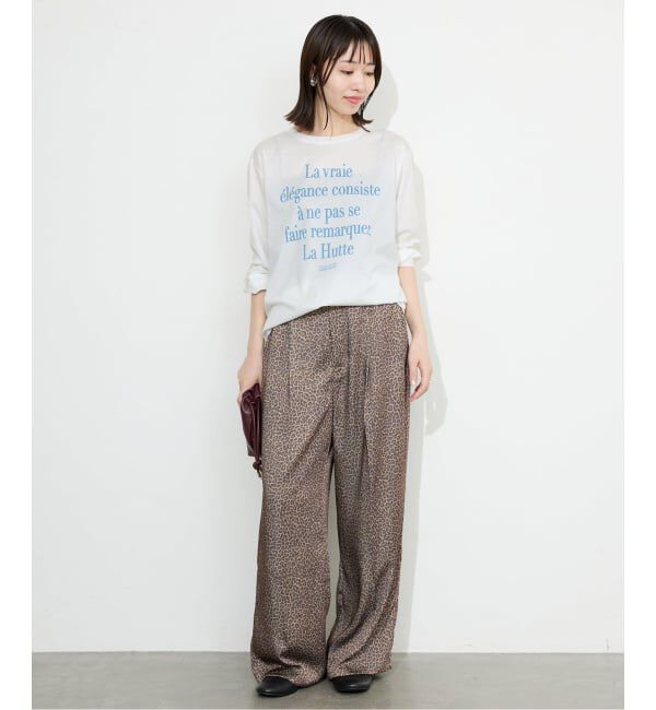 SLOBE IENA「La Hutte/ラ ユット SLOBE別注 ロンTEE」|Tシャツ・カットソー|